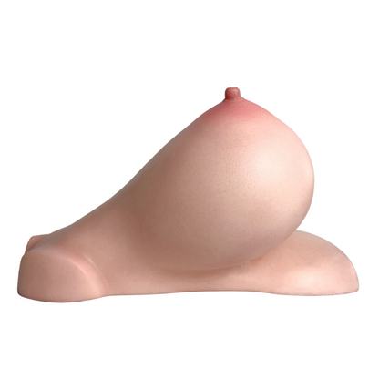 Realistic flesh-toned male masturbator with smooth texture and natural curves