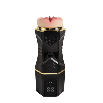 Realvagina Realistic Vagina With Strong Sucking Vibrating & Thrusting Masturbator - RealVagina