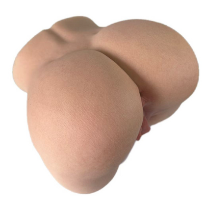 Realistic flesh-toned male masturbator with detailed curves and soft texture for intimate pleasure