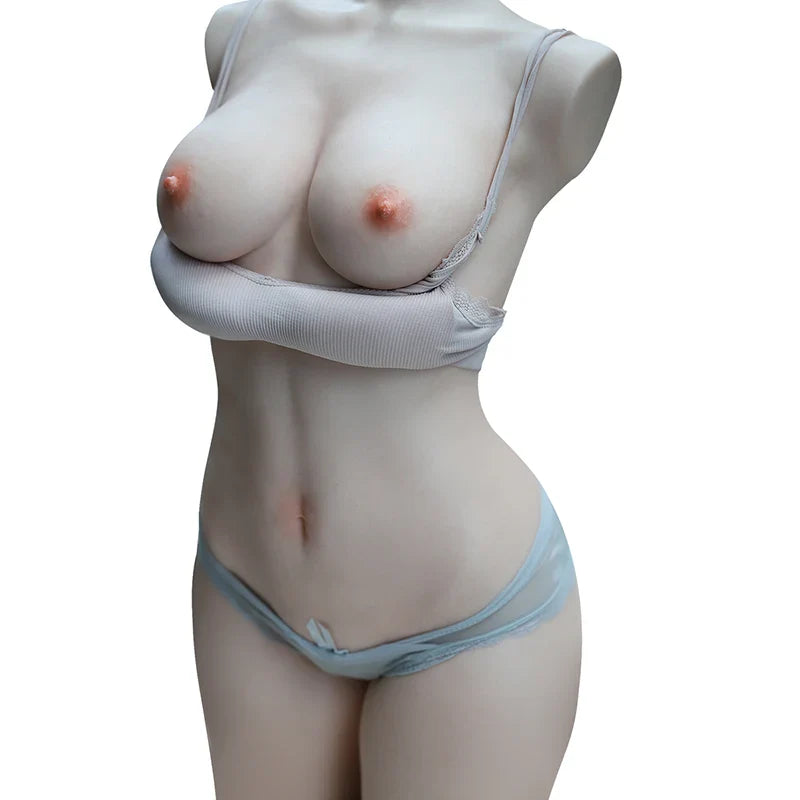 Emma - 50.7 lbs Life Size Platinum Silicone Realistic Female Torso - RealVagina