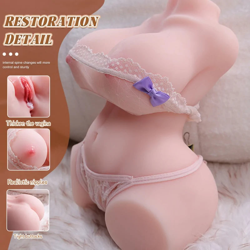 Kara - 8.1 lbs Sexy Small Half Torso Sex Toy - RealVagina