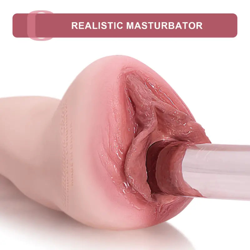 Zoe - 1.63 lbs Lifelike Silicone Pussy Masturbator with Detailed Labia Majora - RealVagina