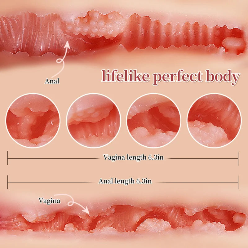 Peyton - 29.76 lbs Lifelike Female Torso Sex Toy - RealVagina