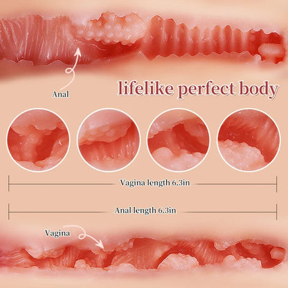 Peyton - 29.76 lbs Lifelike Female Torso Sex Toy - RealVagina