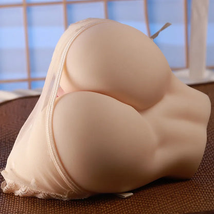 Sara-7.38LB Liquid Jelly Buttocks Torso Sex Toy - RealVagina