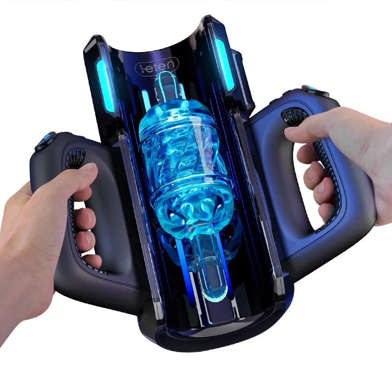 XT5 Handle Auto Stroker 10 Modes 10 Speeds 700 Strokes Per Min - RealVagina