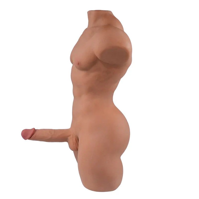 Tantaly Mark: 33.7LB Male Realistic Sex Doll Torso with Big Dick - RealVagina