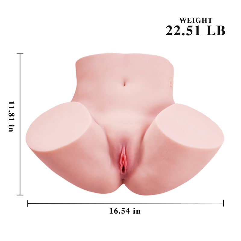 Latina 25.1 LB Automatic Thrusting Sex Doll TPR Realistic Ass Masturbator - RealVagina