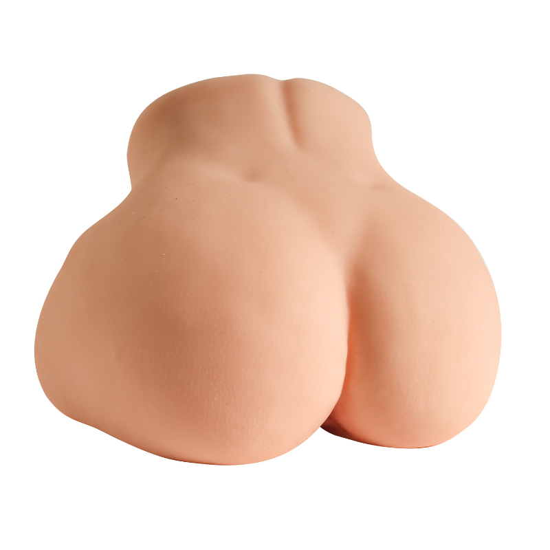 Realistic female rear with natural skin texture and curves, designed for intimate pleasure