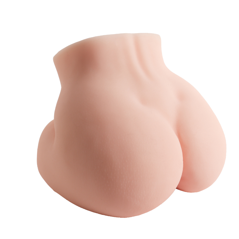Realistic silicone male masturbator with natural skin texture and anatomical curves