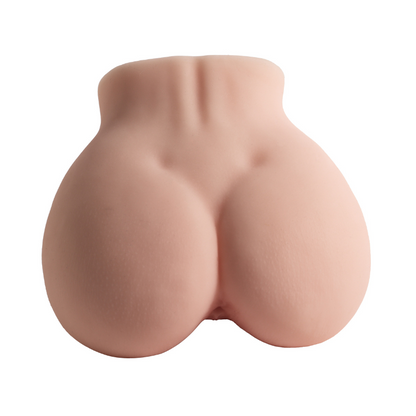 Realistic flesh-toned male masturbator with detailed buttocks and natural skin texture