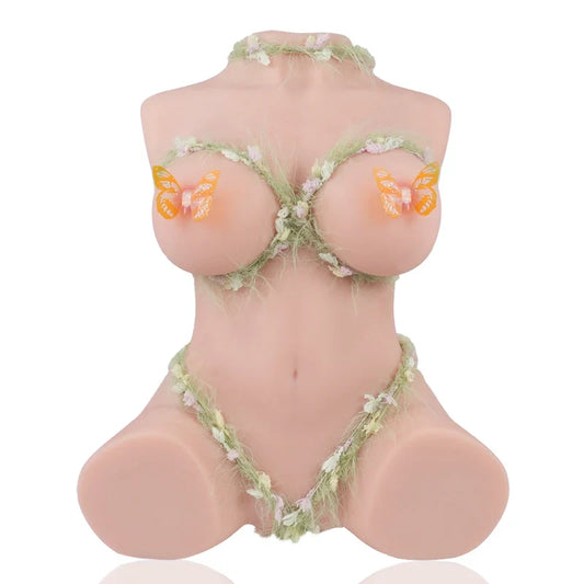 Tantaly Scarlett: 14LB Young Half Boby Sex Doll with Small Tits - RealVagina