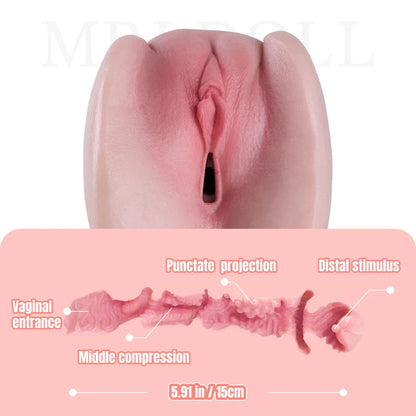 RealVagina Shinaryen Onahole 1:1 Replica Silicone Pocket Pussy Masturbator - RealVagina