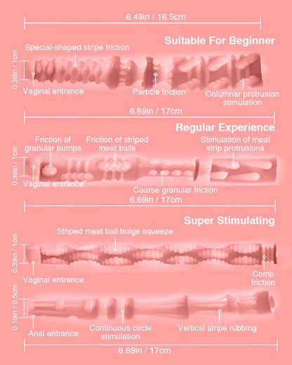 Ginny: 38.1LB Removable Vaginal Sex Doll 4 in 1 with Tantabosom - RealVagina